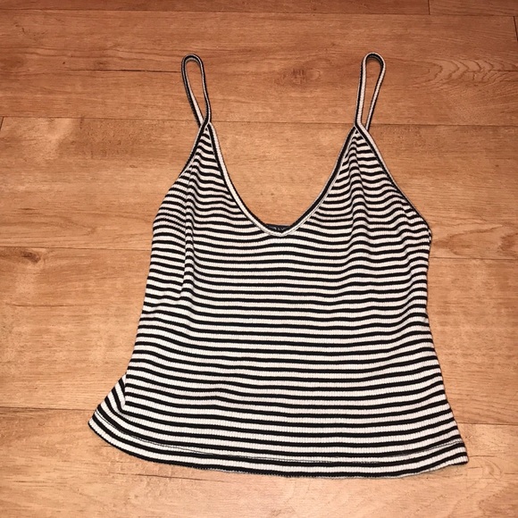 Brandy Melville Tops - Brandy Melville Striped Crop Tank